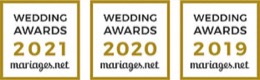 Wedding Awards 2021, 2020, 2019 - mariages.net
